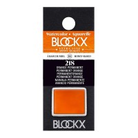 BLOCKX Watercolour Half Pan S3 218 Permanent Orange